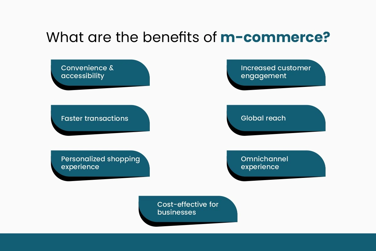 what are the benefits of m commerce